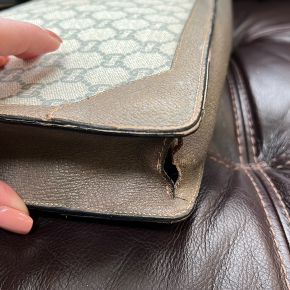 Large GUCCI Portfolio / Envelope Clutch Bag - project bag - Picture 8 of 17